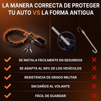 ARKEVA™ Traba Antirrobo para Volante